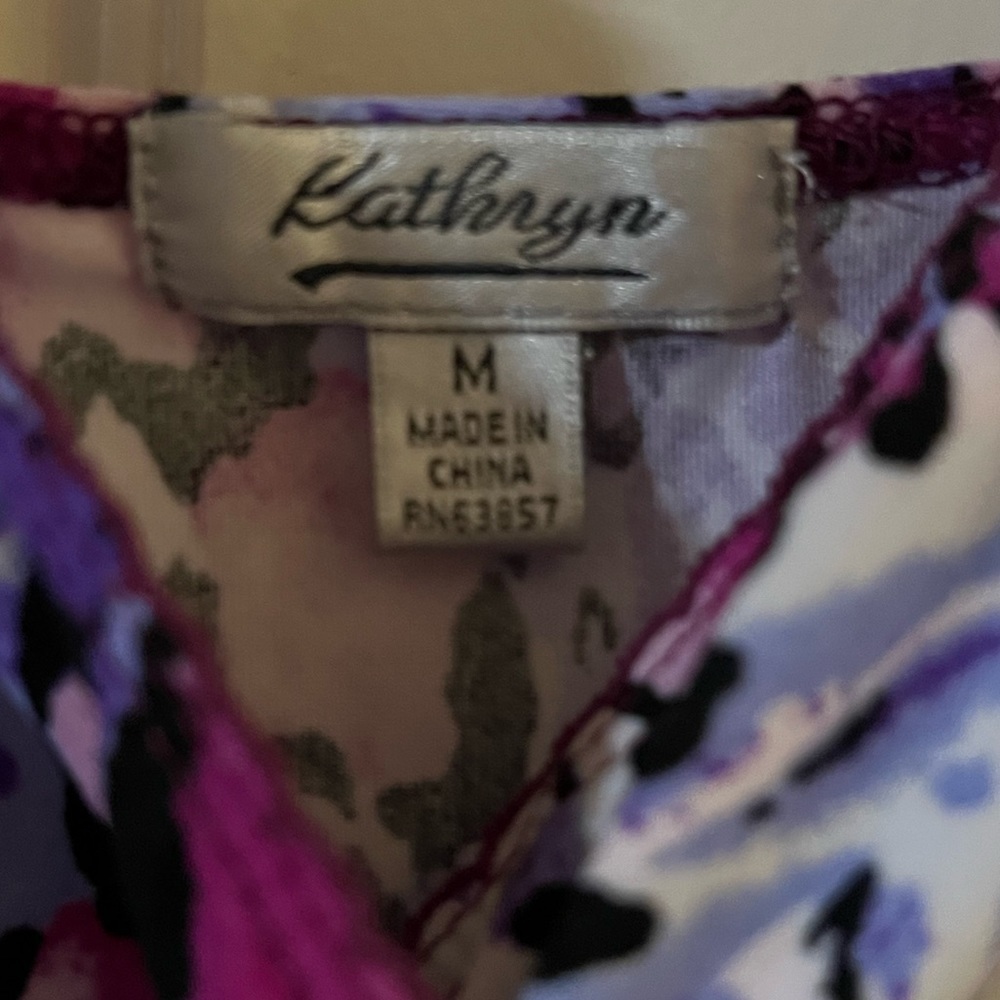Kathryn Floral print sleeveless tank top, Medium - Picture 9 of 11